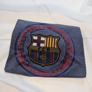 FBC Barcelona Soccer Futbol T Shirt Size Medium